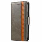 For Sony Xperia 5 VI CaseNeo Splicing Dual Magnetic Buckle Leather Phone Case(Gray) - 2
