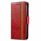 For Sony Xperia 10 VI CaseNeo Splicing Dual Magnetic Buckle Leather Phone Case(Red) - 2