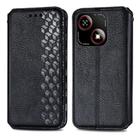 For ZTE Blade A35e 4G Cubic Grid Pressed Magnetic Leather Phone Case(Black) - 2