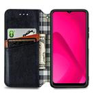 For Huawei Mate 70 Pro Cubic Grid Pressed Magnetic Leather Phone Case(Black) - 3