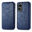 For Huawei nova 13 Cubic Grid Pressed Magnetic Leather Phone Case(Blue) - 2