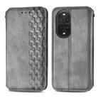 For Huawei nova 13 Pro Cubic Grid Pressed Magnetic Leather Phone Case(Gray) - 2