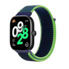 For Rendmi Watch 4 Nylon Loop Hook And Loop Fastener Watch Band(Lime Color) - 1
