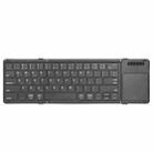 B077T With Touchpad Foldable PU Leather Wireless Bluetooth Keyboard - 1