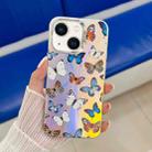 For iPhone 13 Electroplating Laser Butterfly Phone Case(Color Butterflies AB1) - 1