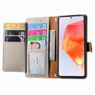 For Samsung Galaxy C55 Love Zipper Lanyard Leather Phone Case(Gray) - 3