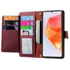 For Samsung Galaxy C55 Love Zipper Lanyard Leather Phone Case(Red) - 3