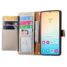 For Samsung Galaxy A36 5G Love Zipper Lanyard Leather Phone Case(Gray) - 3