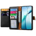 For Samsung Galaxy S25 Edge 5G Love Zipper Lanyard Leather Phone Case(Black) - 3