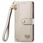 For Huawei Pura 70 Love Zipper Lanyard Leather Phone Case(Gray) - 2