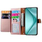 For Huawei Pura 70 Love Zipper Lanyard Leather Phone Case(Pink) - 3