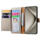 For Huawei Pura 70 Pro Love Zipper Lanyard Leather Phone Case(Gray) - 3