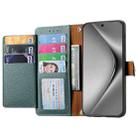 For Huawei Pura 70 Pro+ Love Zipper Lanyard Leather Phone Case(Green) - 3