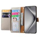 For Huawei Pura 70 Pro+ Love Zipper Lanyard Leather Phone Case(Gray) - 3