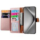 For Huawei Pura 70 Pro+ Love Zipper Lanyard Leather Phone Case(Pink) - 3