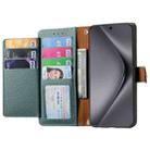 For Huawei Pura 70 Ultra Love Zipper Lanyard Leather Phone Case(Green) - 3