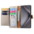 For Huawei Pura 70 Ultra Love Zipper Lanyard Leather Phone Case(Gray) - 3