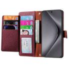 For Huawei Pura 70 Ultra Love Zipper Lanyard Leather Phone Case(Red) - 3