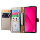 For Huawei Mate 70 Love Zipper Lanyard Leather Phone Case(Gray) - 3