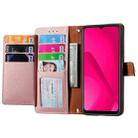 For Huawei Mate 70 Pro+ Love Zipper Lanyard Leather Phone Case(Pink) - 3