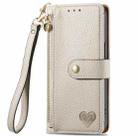 For OnePlus Nord  CE4 Love Zipper Lanyard Leather Phone Case(Gray) - 2