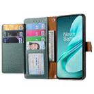 For OnePlus Nord N30 SE Love Zipper Lanyard Leather Phone Case(Green) - 3