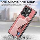 For Xiaomi Redmi Note 13 5G II K-shaped Slide Holder Card Slot Phone Case(Pink) - 2