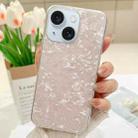 For iPhone 15 Shell Pattern TPU Protective Phone Case(Pink) - 1