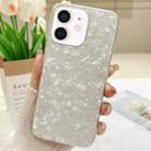 For iPhone 12 mini Shell Pattern TPU Protective Phone Case(White) - 1