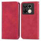 For Infinix Note 40 Pro  4G Retro Skin Feel Magnetic Flip Leather Phone Case(Red) - 1