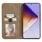 For Infinix Note 40 Retro Skin Feel Magnetic Flip Leather Phone Case(Brown) - 3