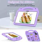 For Blackview Tab 80 10.1 2023 Handle Kickstand Children EVA Shockproof Tablet Case(Light Purple) - 2
