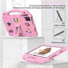 For Walmart ONN 10.1 Gen4 2024 Handle Kickstand Children EVA Shockproof Tablet Case(Pink) - 3