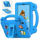 For Walmart Onn 7.0 Gen4 2024 Handle Kickstand Children EVA Shockproof Tablet Case(Sky Blue) - 1