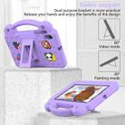 For Walmart Onn 7.0 Gen4 2024 Handle Kickstand Children EVA Shockproof Tablet Case(Light Purple) - 3