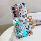 For Samsung Galaxy A14 5G Electroplating Laser Butterfly Phone Case(Color Butterflies AB1) - 1