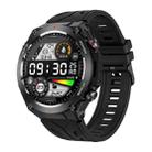 KC82 1.45 inch Color Screen Smart Watch, Support Bluetooth Call / Health Monitoring(Black) - 1