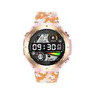 KC82 1.45 inch Color Screen Smart Watch, Support Bluetooth Call / Health Monitoring(Camouflage Pink) - 3