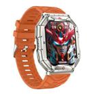 KR82 2.1 inch Color Screen Smart Watch, Support Bluetooth Call / Health Monitoring(Orange) - 2