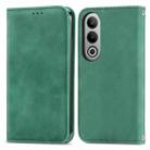 For OnePlus Nord CE4 Retro Skin Feel Magnetic Flip Leather Phone Case(Green) - 1