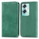 For OnePlus Nord N30 SE Retro Skin Feel Magnetic Flip Leather Phone Case(Green) - 1