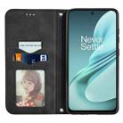 For OnePlus Nord N30 SE Retro Skin Feel Magnetic Flip Leather Phone Case(Black) - 3