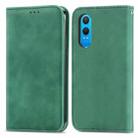 For OnePlus CE 4 Lite Retro Skin Feel Magnetic Flip Leather Phone Case(Green) - 2