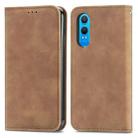 For OnePlus CE 4 Lite Retro Skin Feel Magnetic Flip Leather Phone Case(Brown) - 2