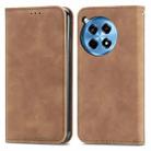 For OnePlus Ace 3 Pro Retro Skin Feel Magnetic Flip Leather Phone Case(Brown) - 2