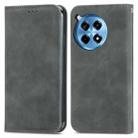 For OnePlus Ace 3 Pro Retro Skin Feel Magnetic Flip Leather Phone Case(Grey) - 2