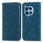 For OnePlus Ace 3 Pro Retro Skin Feel Magnetic Flip Leather Phone Case(Blue) - 2