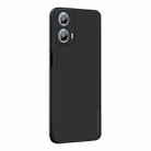 For Motorola Moto G34 5G PINWUYO Sense Series Liquid Silicone TPU Phone Case(Black) - 1