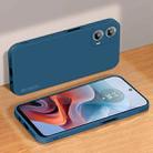 For Motorola Moto G34 5G PINWUYO Sense Series Liquid Silicone TPU Phone Case(Blue) - 3