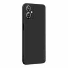 For Motorola Moto G54 5G PINWUYO Sense Series Liquid Silicone TPU Phone Case(Black) - 1